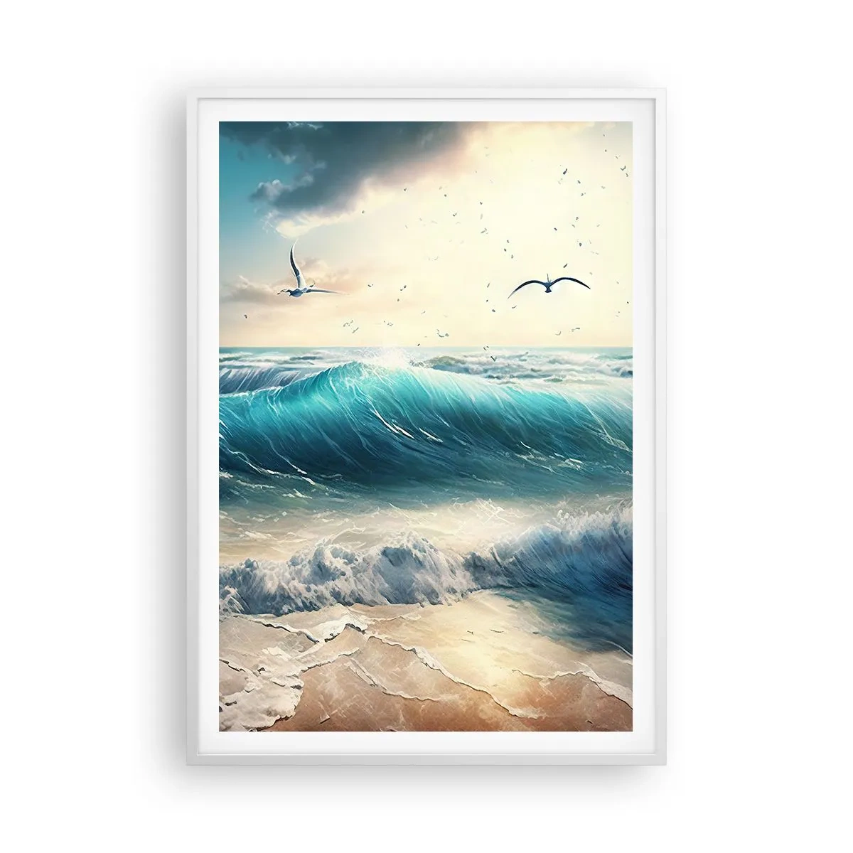 Affiche dans un cadre blanc - Poster - Ça bourdonne seulement pour toi - 70x100 cm