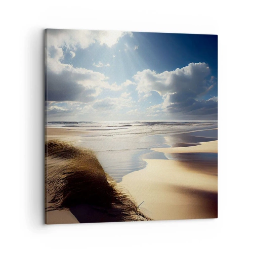 Impression sur toile - Image sur toile - Plage, plage sauvage - 50x50 cm