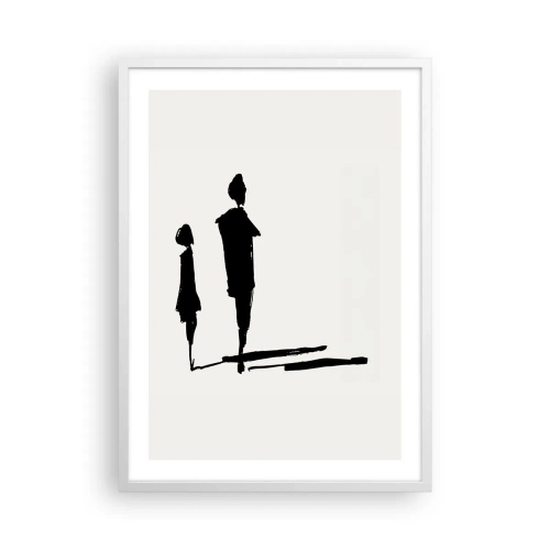 Affiche dans un cadre blanc - Poster - Êtes-vous sûr qu'ils sont ensemble ? - 50x70 cm