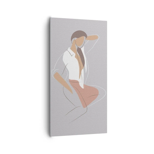 Impression sur toile - Image sur toile - Contour gracieux - 65x120 cm