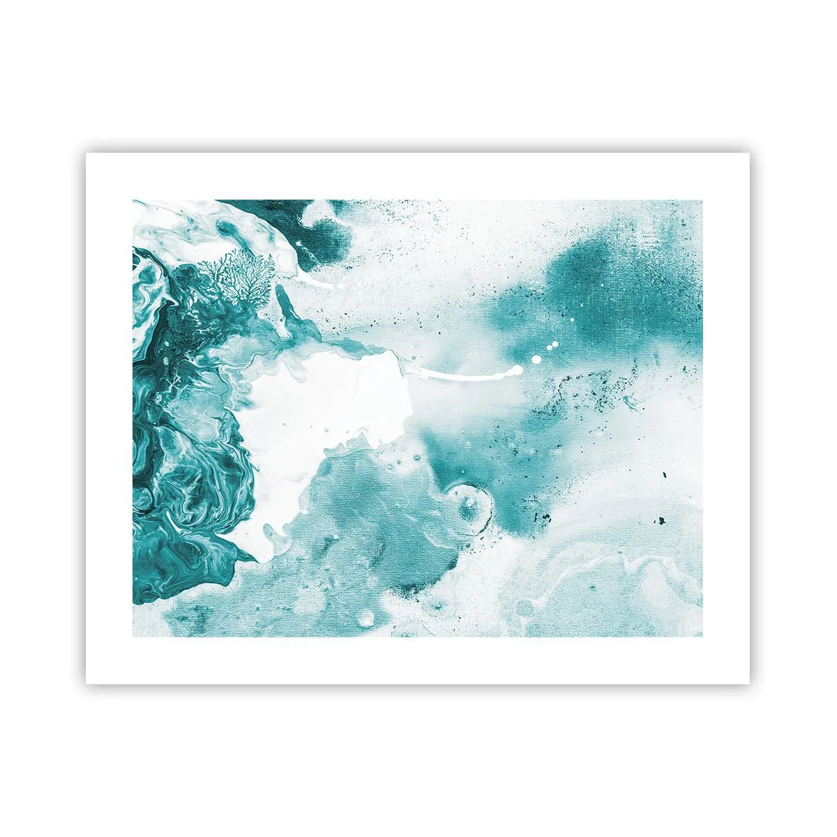 Affiche - Poster - Marécage bleu - 50x40 cm