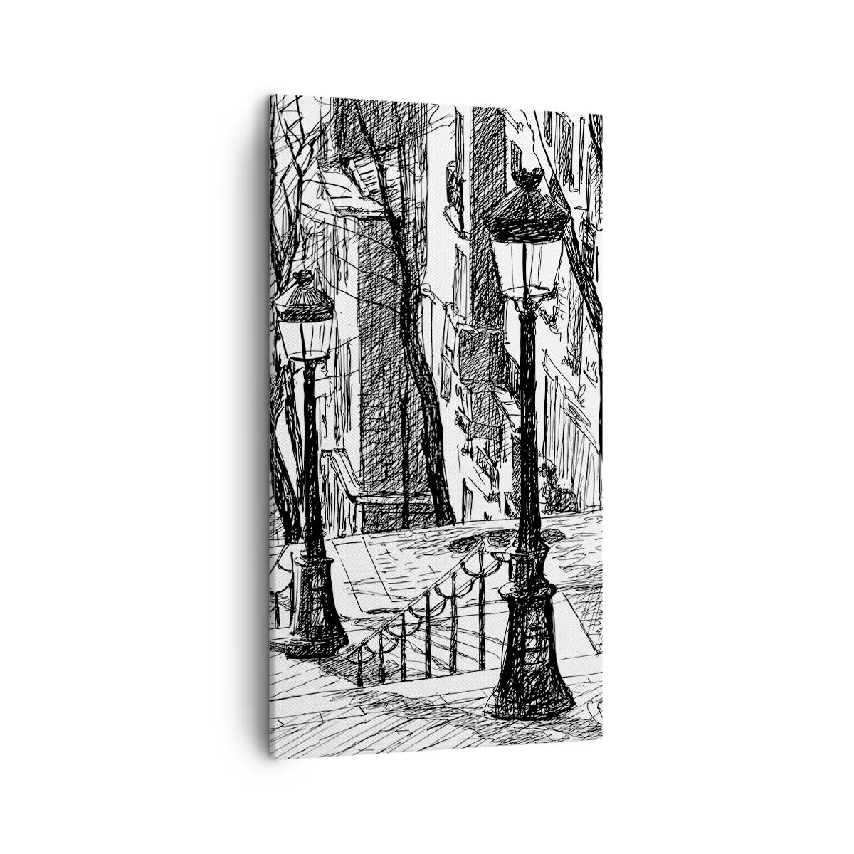 Impression sur toile - Image sur toile - Une histoire d'amour ou une histoire d'horreur ? - 45x80 cm
