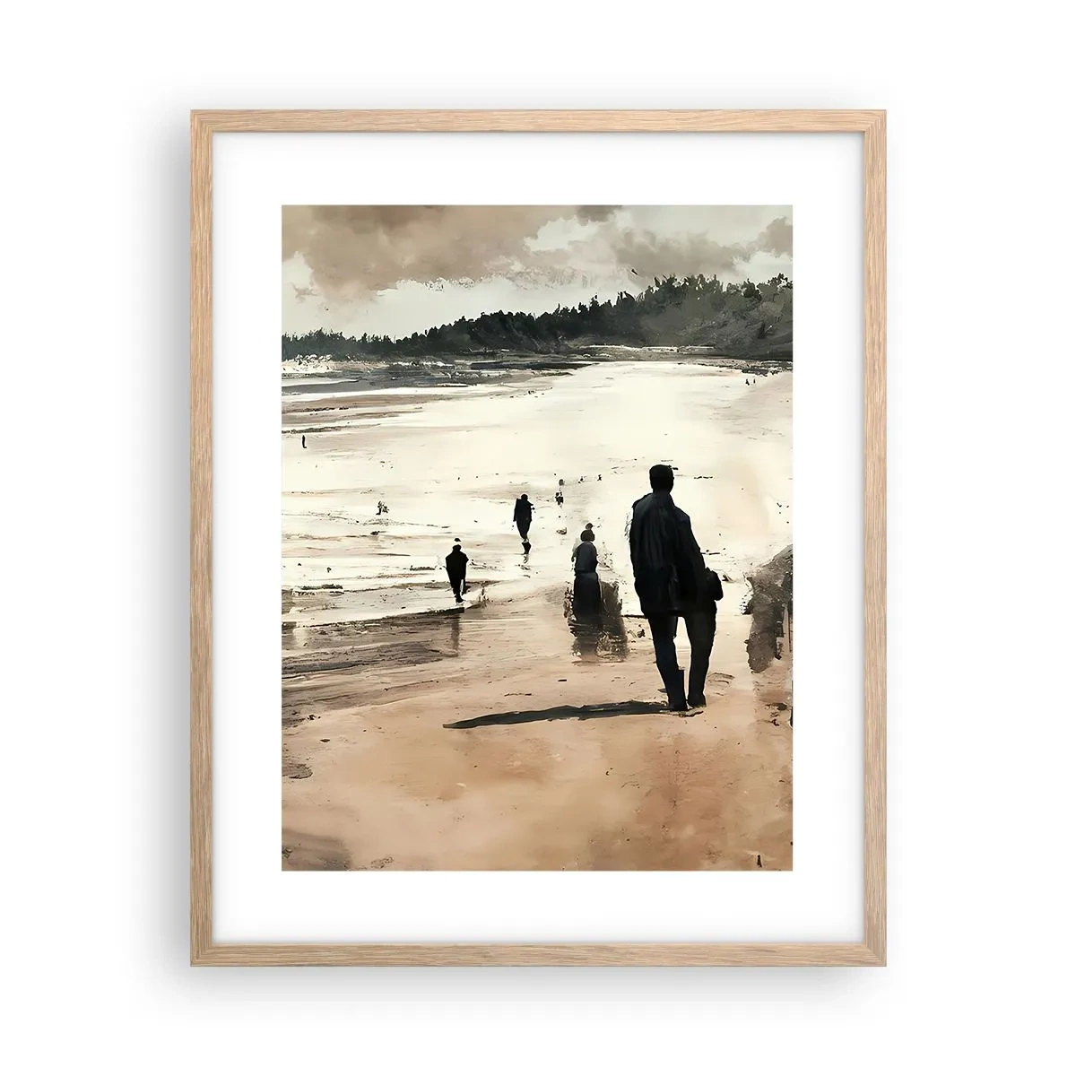 Affiche dans un chêne clair - Poster - Invoqué - 40x50 cm
