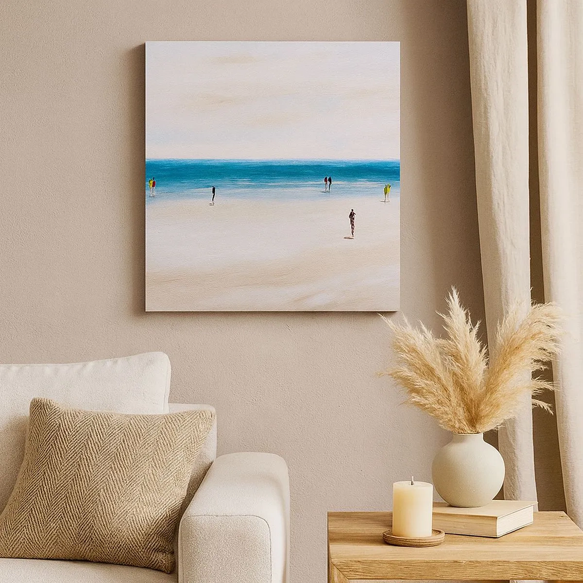 Impression sur toile - Image sur toile - Un besoin naturel - 30x30 cm