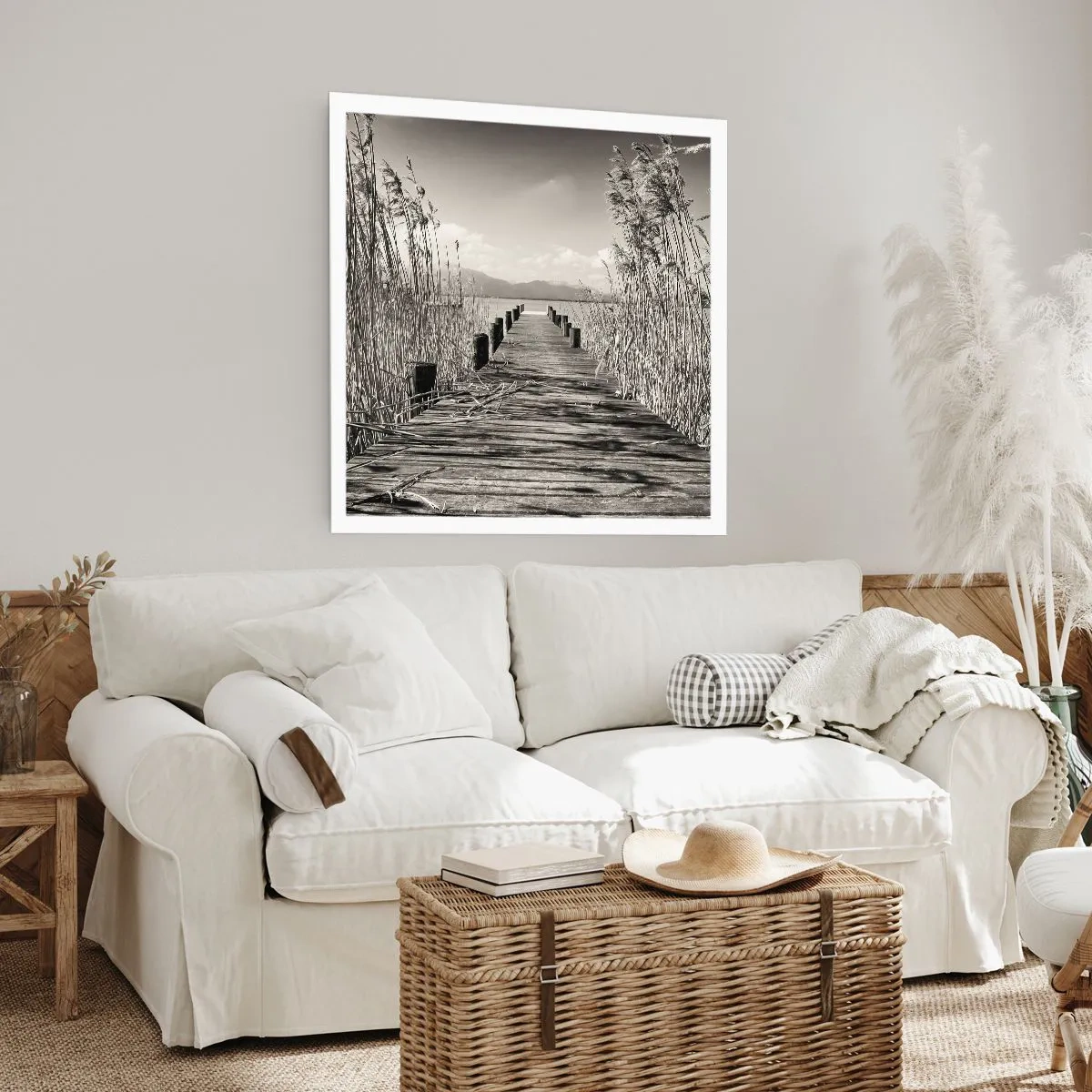 Affiche - Poster - Dans le calme de l'herbe - 50x50 cm