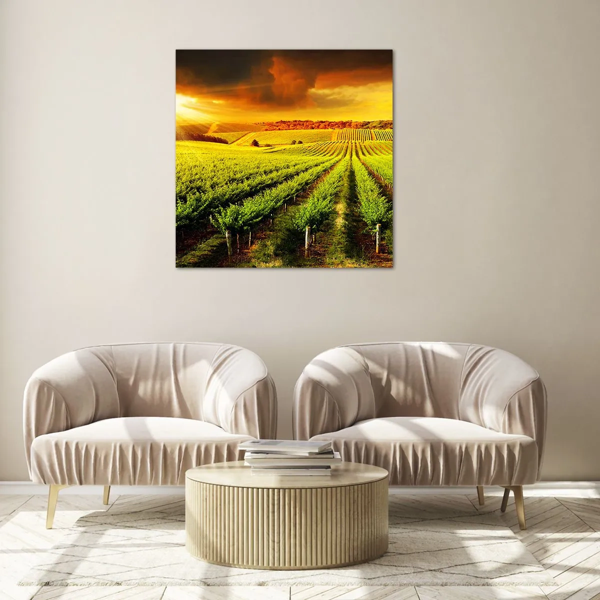 Impression sur verre - Image sur verre - Sous le soleil australien - 70x70 cm