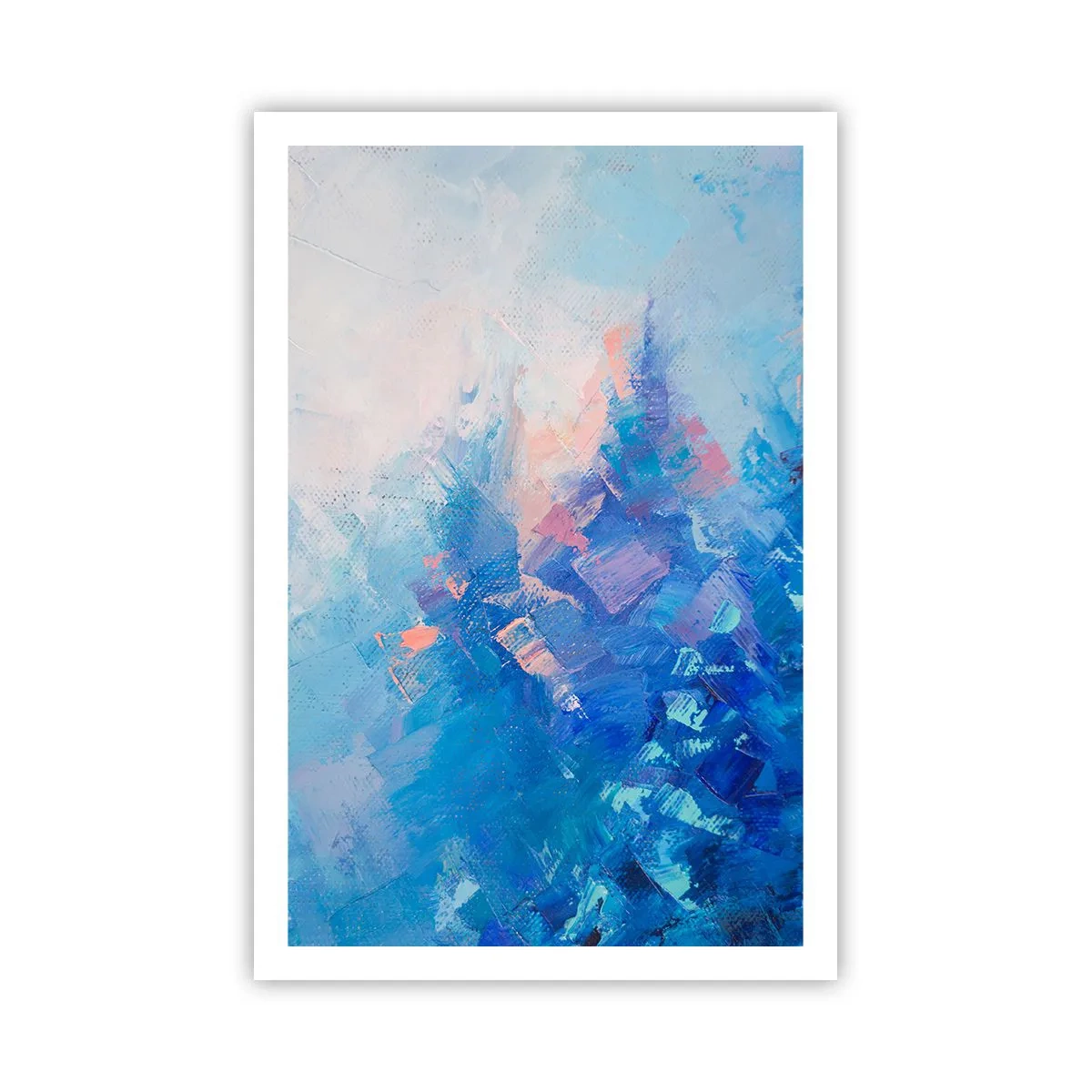 Affiche - Poster - Abstraction hivernale - 61x91 cm
