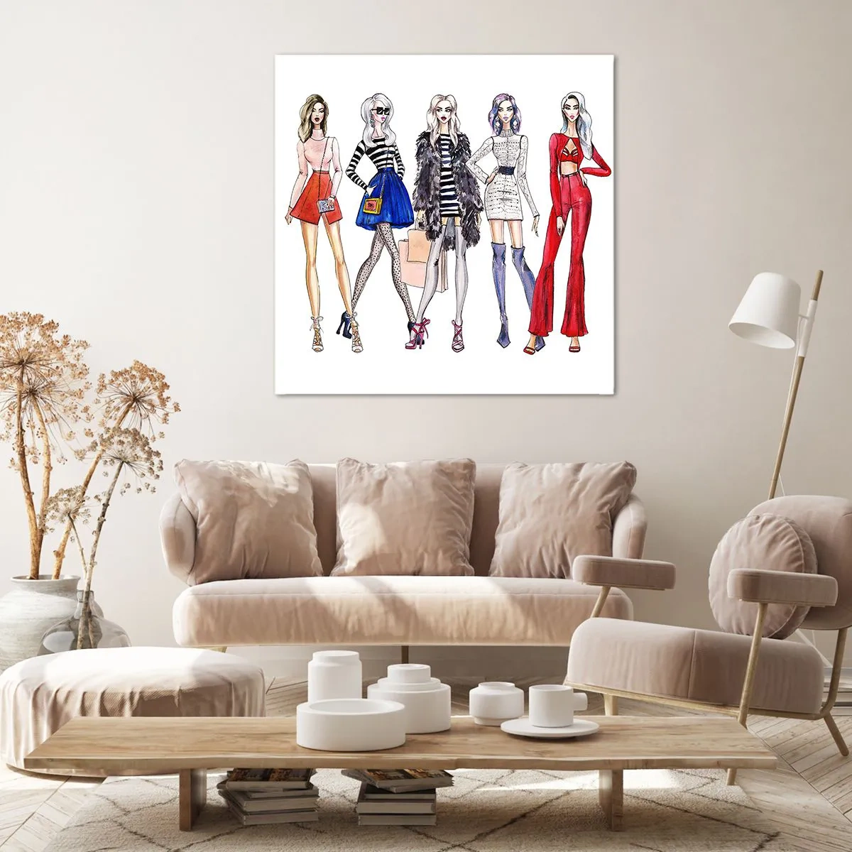 Impression sur toile - Image sur toile - Every week Fashion Week - 70x70 cm