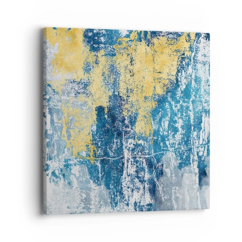 Impression sur toile - Image sur toile - Abstraction du temps - 40x40 cm