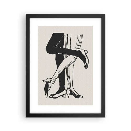 Affiche dans un cadre noir - Poster - Attribut féminin - 30x40 cm