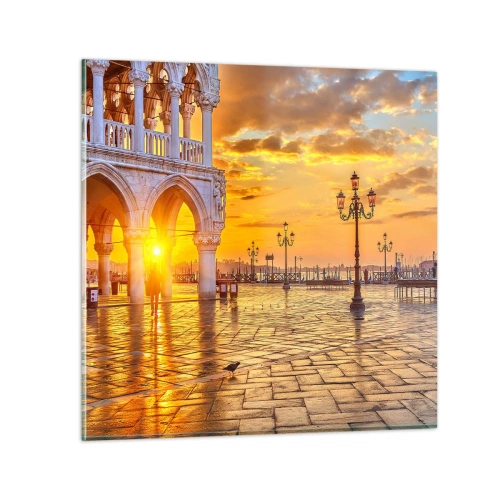 Impression sur verre - Image sur verre - Où est tout le monde? - 30x30 cm