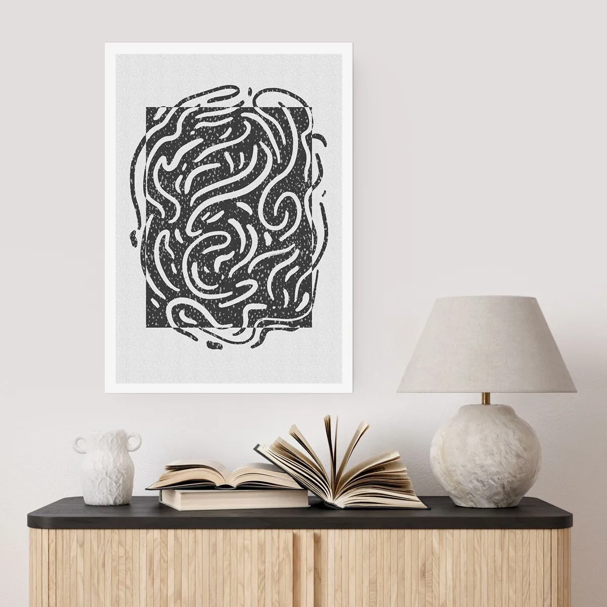 Affiche - Poster - Abstraction : la danse de la joie - 30x40 cm