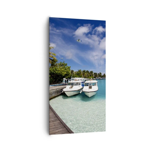 Impression sur toile - Image sur toile - Et cependant, le paradis existe bien - 65x120 cm