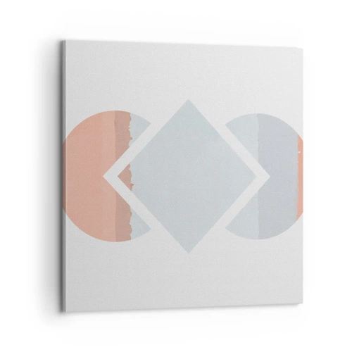 Impression sur toile - Image sur toile - La situation est clair - 60x60 cm