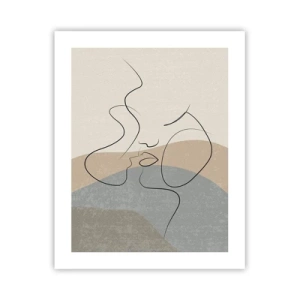 Affiche - Poster - Comme un coup de pinceau - 40x50 cm