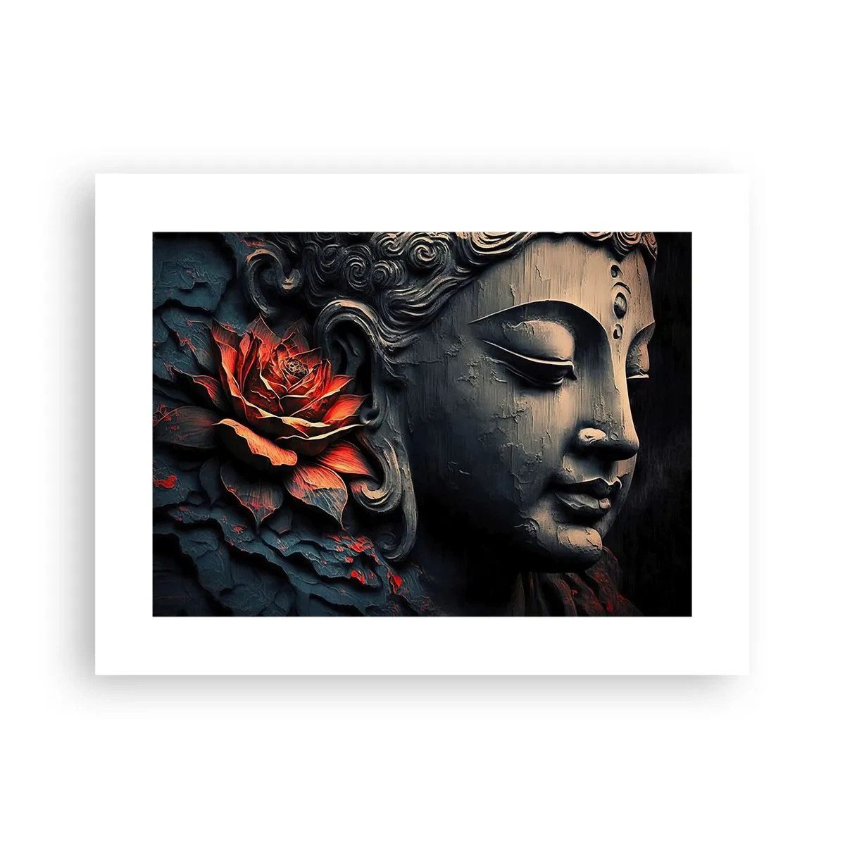 Affiche - Poster - En harmonie avec le monde - 40x30 cm