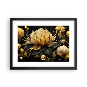 Affiche dans un cadre noir - Poster - Fragilité subtile - 40x30 cm