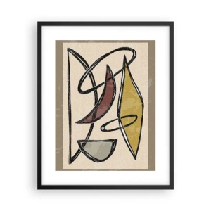 Affiche dans un cadre noir - Poster - Verticales et horizontales - 40x50 cm