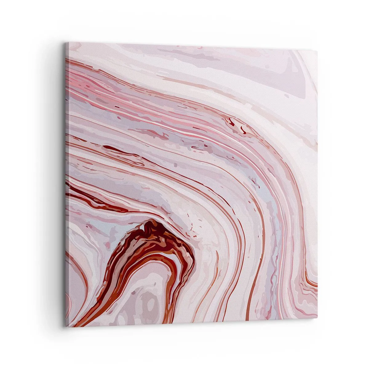 Impression sur toile - Image sur toile - Tout droit, puis tout en bas - 60x60 cm