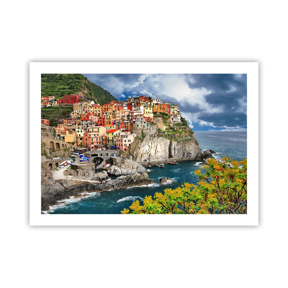 Affiche - Poster - Un groupe embrassant les rochers - 70x50 cm