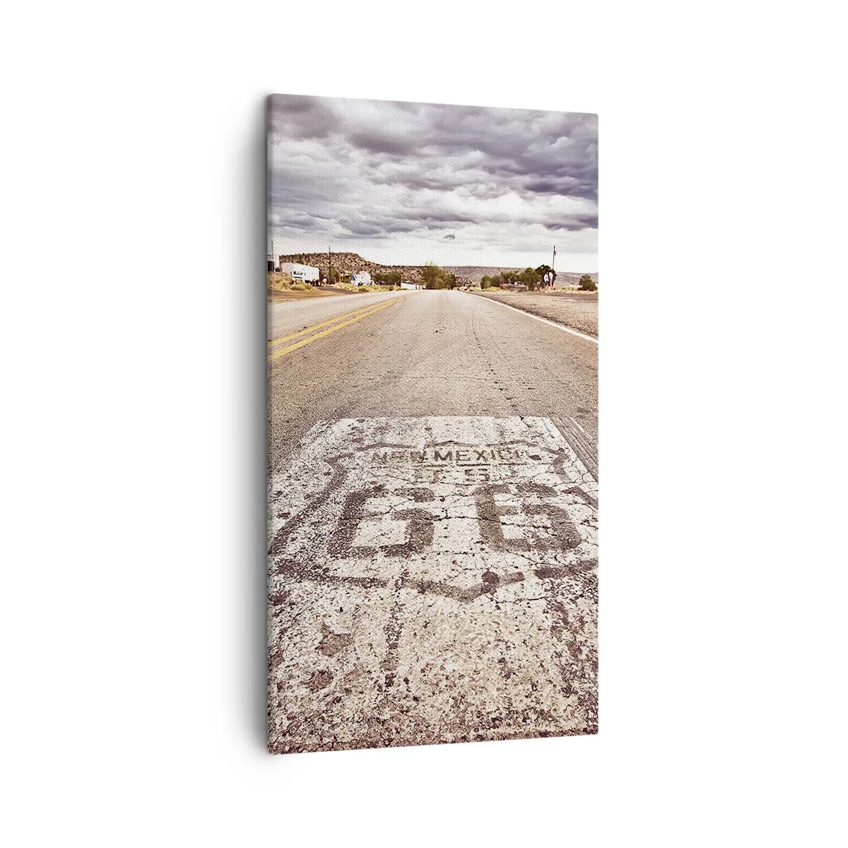 Impression sur toile - Image sur toile - Mother Road - une légende américaine - 45x80 cm