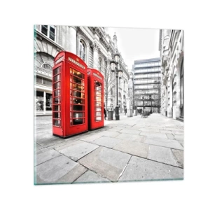 Impression sur verre - Image sur verre - Welcome to London - 70x70 cm