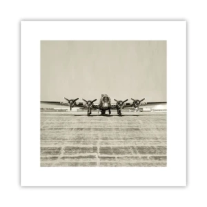 Affiche - Poster - Toujours prêt! - 30x30 cm