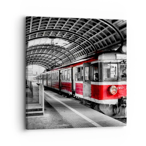 Impression sur toile - Image sur toile - C'est peut-être le voyage de votre vie ? - 30x30 cm