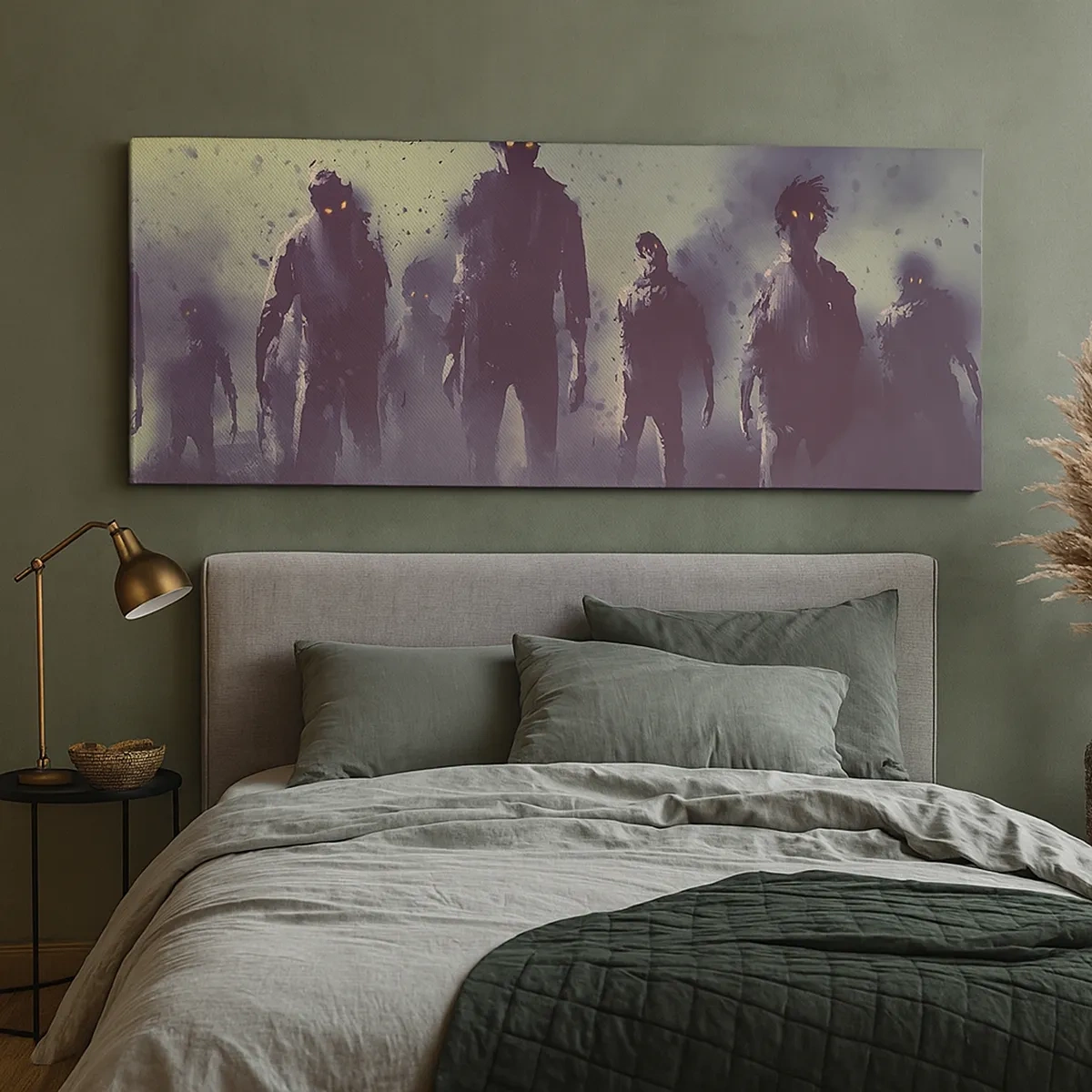 Impression sur toile - Image sur toile - Fais attention! Ils arrivent - 30x30 cm