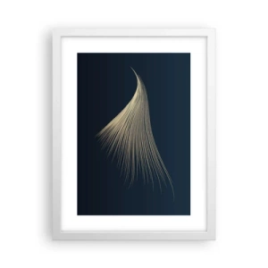 Affiche dans un cadre blanc - Poster - Comme les cheveux d'un ange - 30x40 cm