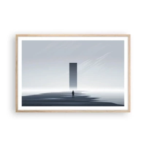 Affiche dans un chêne clair - Poster - Opportunité ou menace ? - 91x61 cm