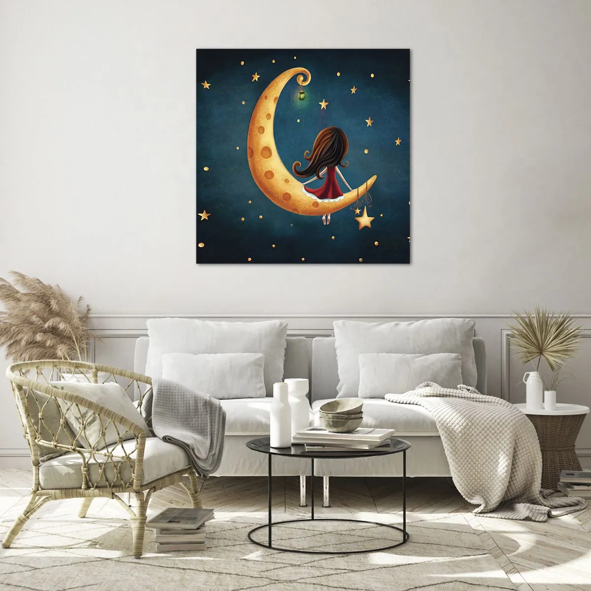 Impression sur verre - Image sur verre - Il était une fois... - 70x70 cm