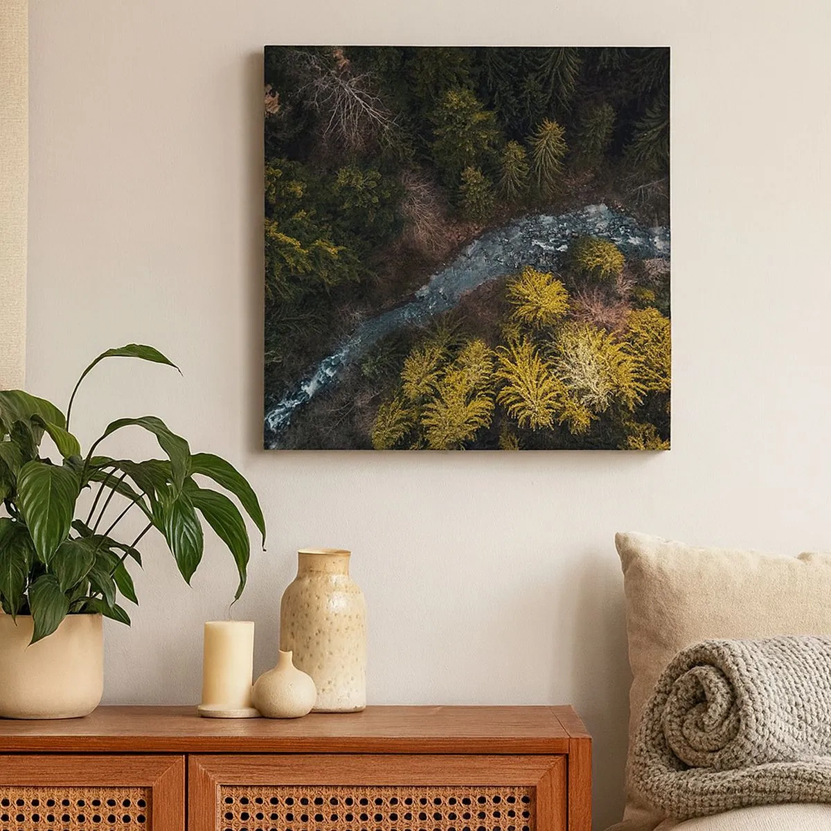 Impression sur toile - Image sur toile - De plus en plus vite - 30x30 cm