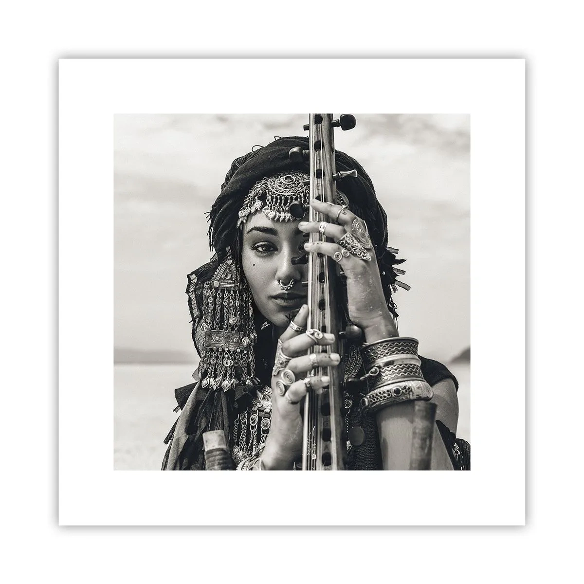 Affiche - Poster - Musique de l'Orient elle-même - 30x30 cm