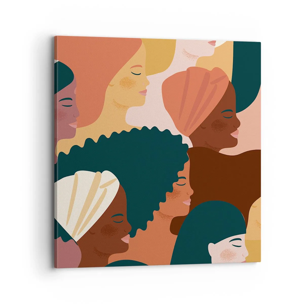 Impression sur toile - Image sur toile - Uniquement la féminité - 70x70 cm