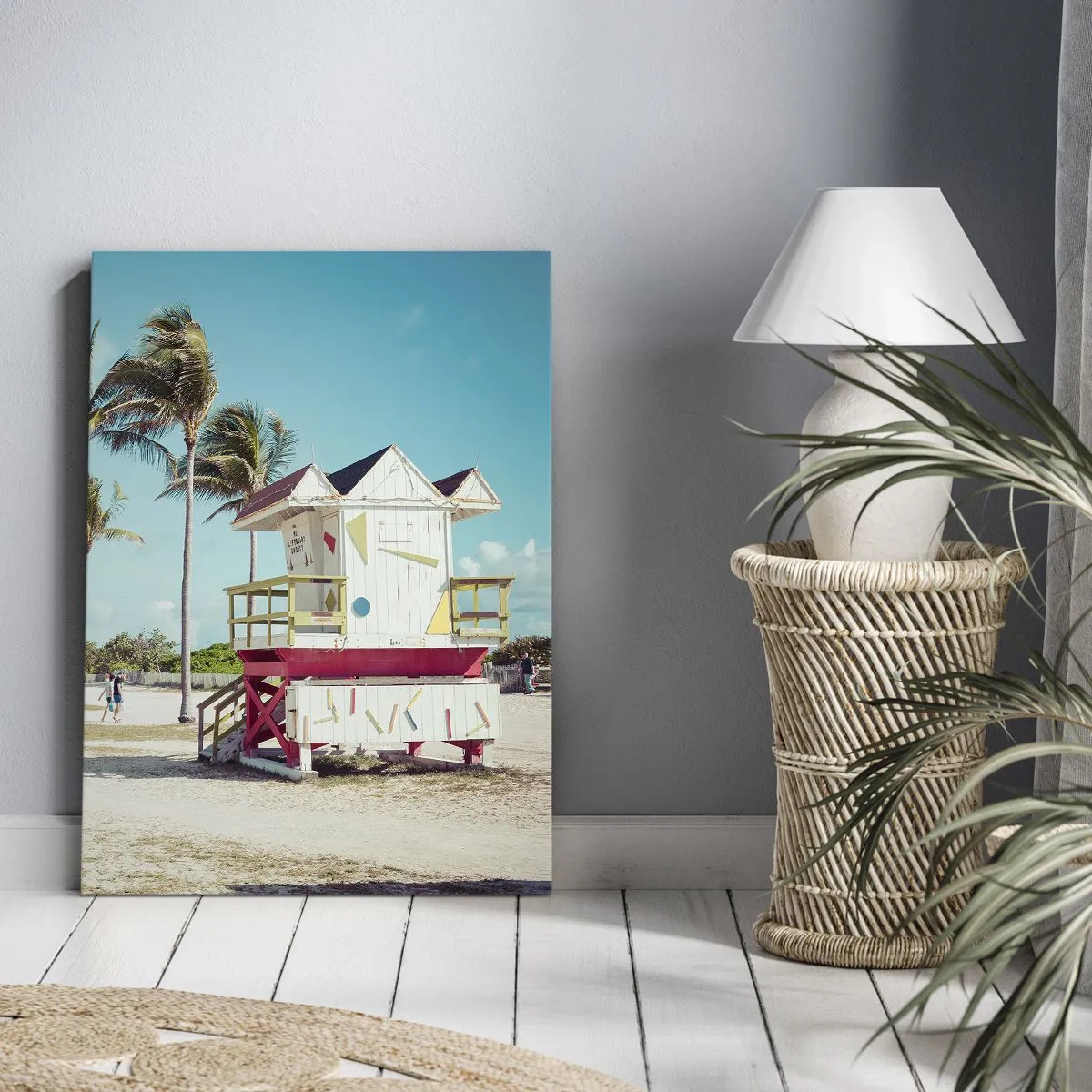 Impression sur toile - Image sur toile - Une belle journée devant toi - 45x80 cm