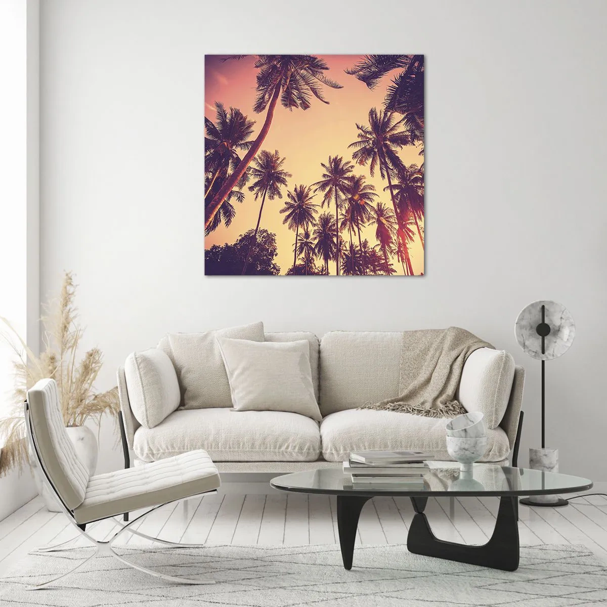 Impression sur verre - Image sur verre - Variation tropicale - 30x30 cm