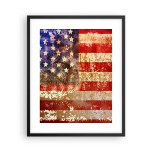 Affiche dans un cadre noir - Poster - La gloire ne s'efface pas - 40x50 cm