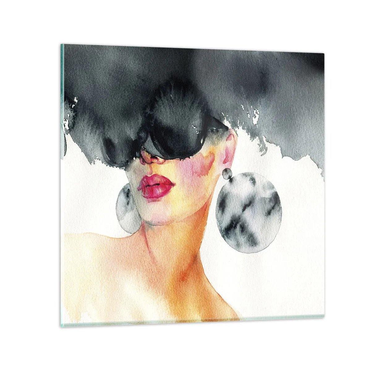 Impression sur verre - Image sur verre - Secret de l'élégance - 60x60 cm