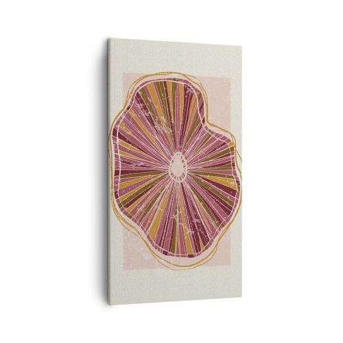 Impression sur toile - Image sur toile - Abstraction rayonnante - 45x80 cm