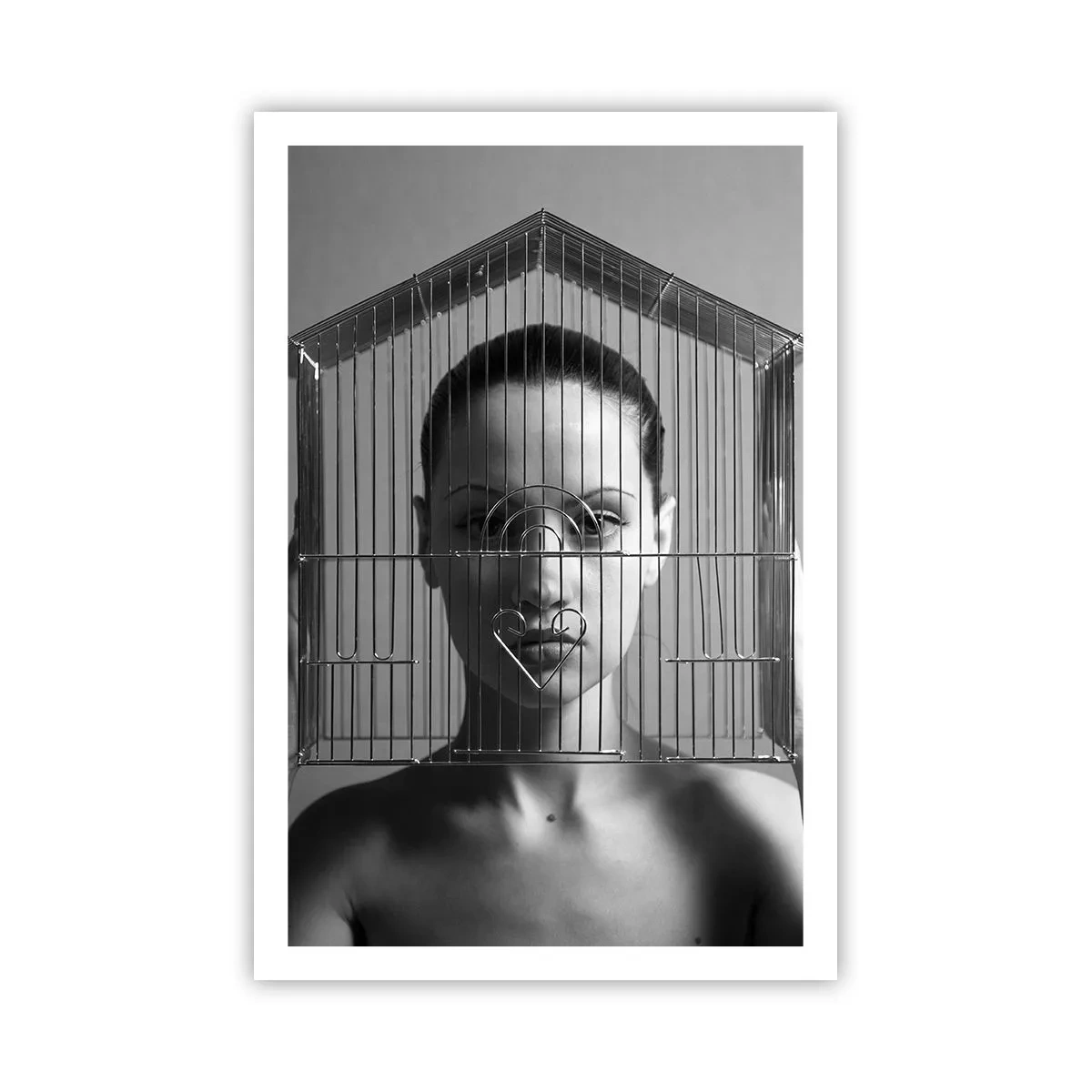 Affiche - Poster - Portrait un peu surréaliste - 61x91 cm