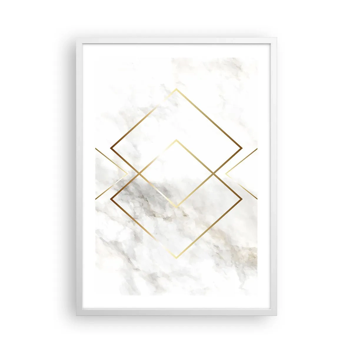 Affiche dans un cadre blanc - Poster - Vue à l'infini - 50x70 cm