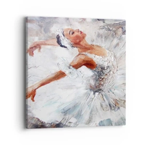 Impression sur toile - Image sur toile - Délicat et léger comme du tulle - 40x40 cm