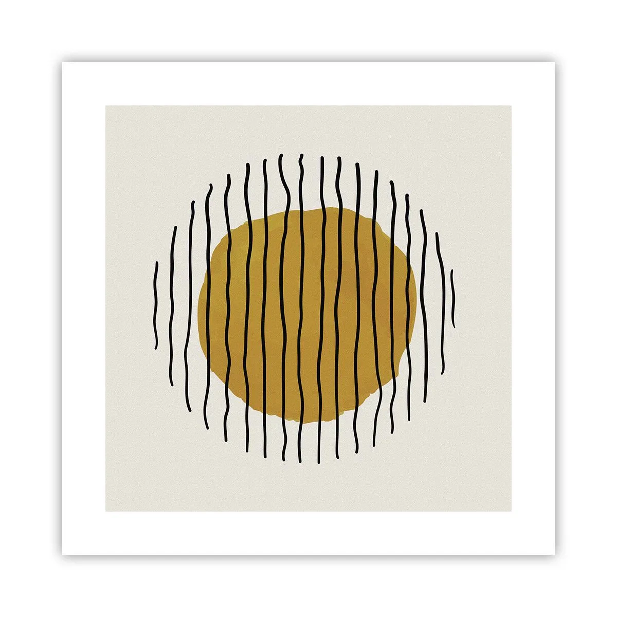 Affiche - Poster - Abstraction tremblante de chaleur - 40x40 cm