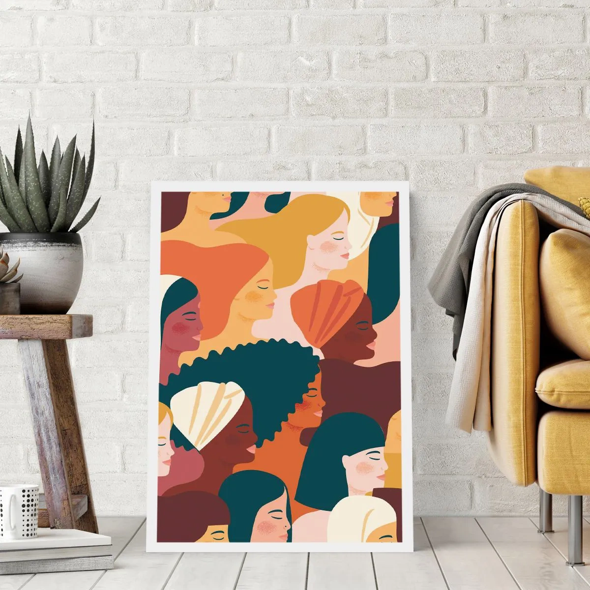 Affiche - Poster - Uniquement la féminité - 40x50 cm