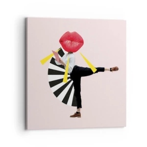 Impression sur toile - Image sur toile - Pop-art surréaliste - 70x70 cm