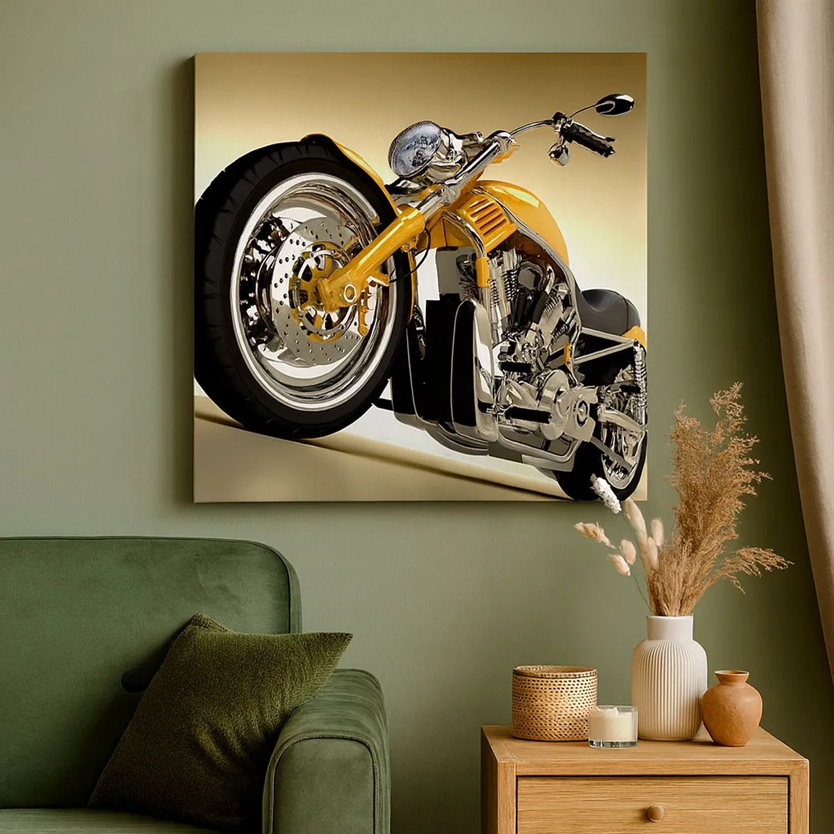 Impression sur toile - Image sur toile - Un rêve de force et de vitesse - 30x30 cm