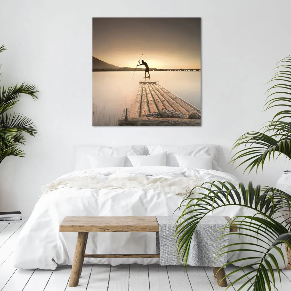 Impression sur toile - Image sur toile - Avant la fin du jour - 60x60 cm