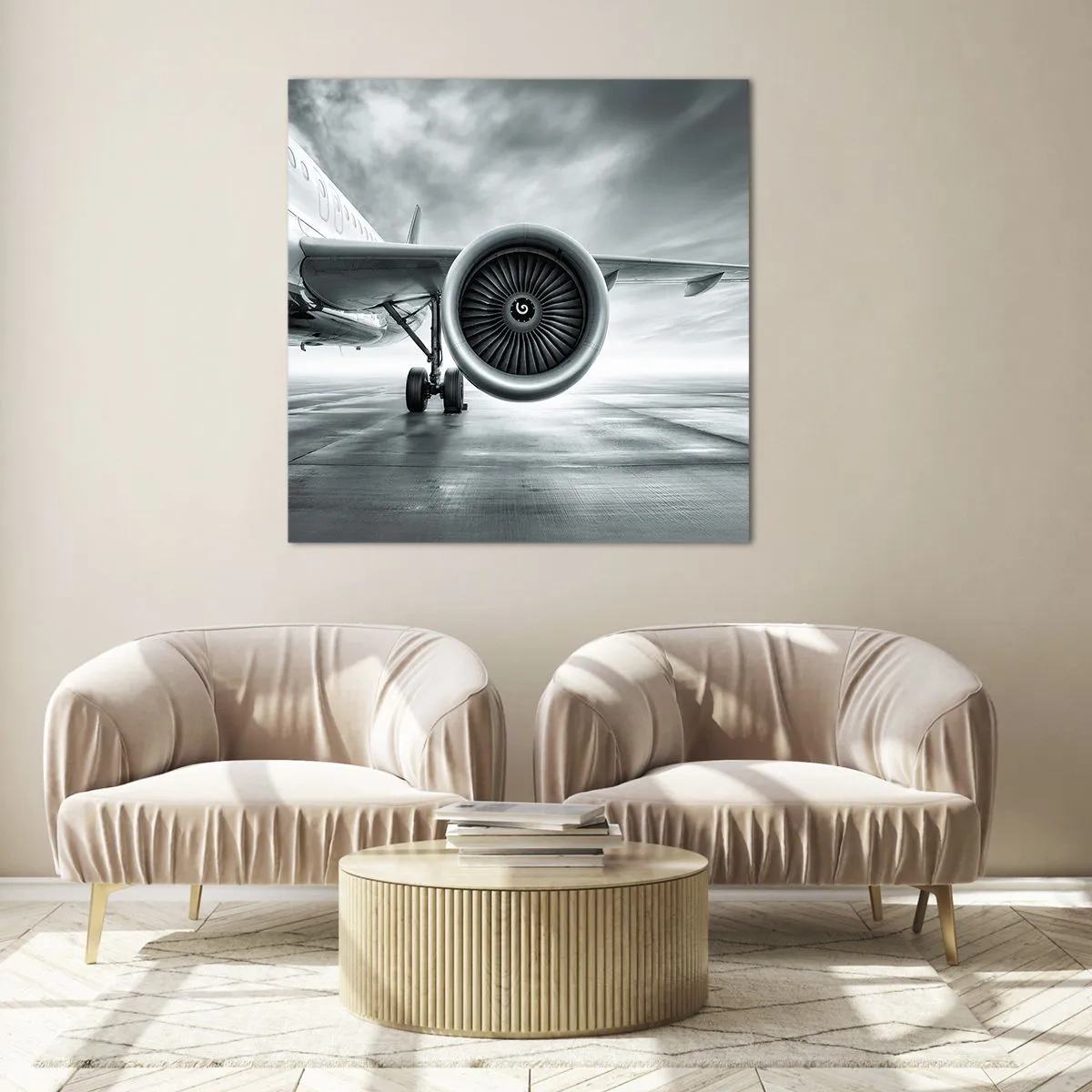 Impression sur verre - Image sur verre - Sent la force! - 70x70 cm