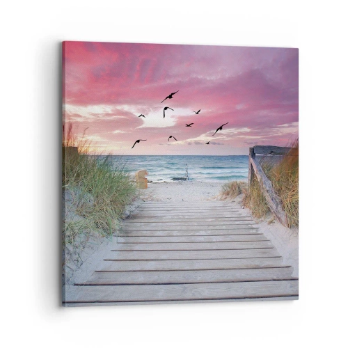 Impression sur toile - Image sur toile - Impression de la Baltique - 70x70 cm